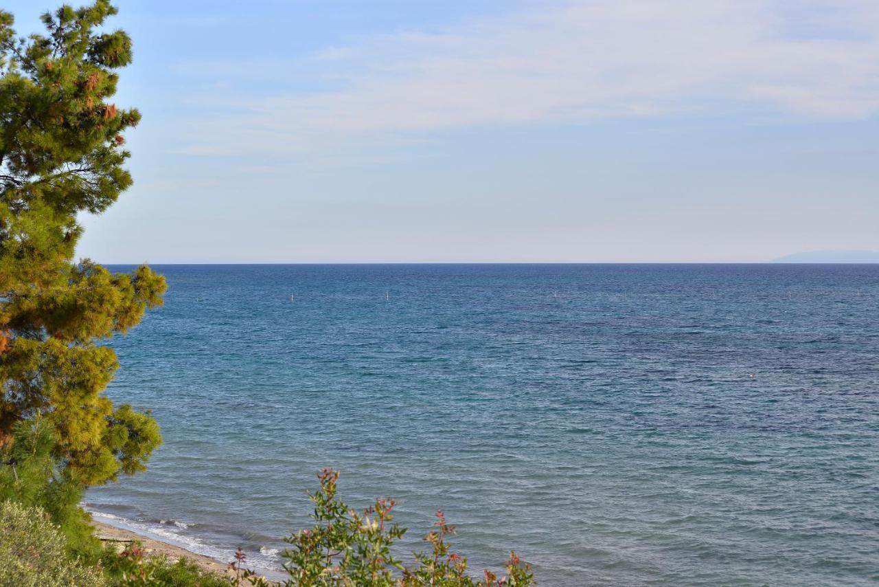 Summerday Villa Private Beach Неа-Ираклия Экстерьер фото