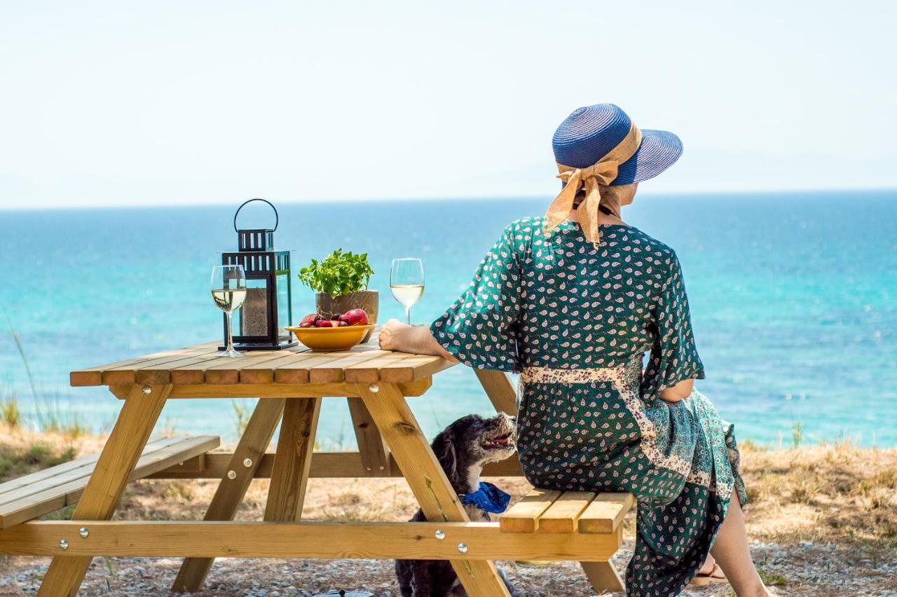 Summerday Villa Private Beach Неа-Ираклия Экстерьер фото
